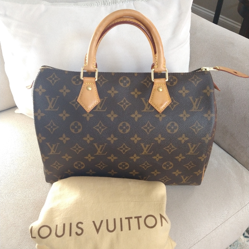 LOUIS VUITTON Monogram Speedy 30